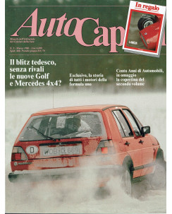 AutoCapital N. 3 Mar 1986 Volkswagen Golf Syncro,Michel Vaillant ed.CorriereSera