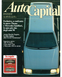 AutoCapital N. 4 Apr 1986 Aston Martin Zagato, Alfa 75 Turbo ed.Corriere Sera