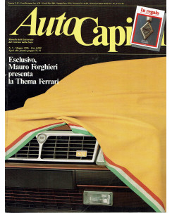 AutoCapital N. 5 Mag 1986 M. Forghieri presenta Thema Ferrari ed.Corriere Sera