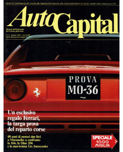 AutoCapital N. 9 Set 1986 Cadillac Allanté,BMW M3,Ford Cosworth ed.Corriere Sera