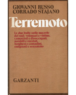 Giovanni Russo, Corrado Stajano:Terremoto ed.Garzanti A98