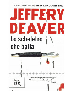 Jeffery Deaver:lo scheletro che balla ed.Bur sconto 50% B47