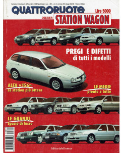 Quattroruote speciale dossier Station Wagon   2 Nov 1998 Alfa 156 ed.Domus FF05
