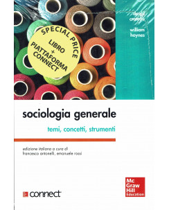 Sociologia generale temi,concetti,strumenti ed.Mc Graw Hill NUOVO B30