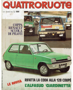 Quattroruote 233 Mag 1975 128 Coupé, Alfasud Giardinetta ed.Domus FF05