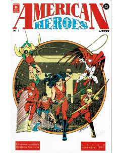 AMERICAN HEROES n. 1 VARIANT LUCCA '91 ed. PLAY PRESS