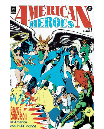 AMERICAN HEROES n. 6 ed. PLAY PRESS