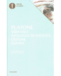 Platone:simposio apologia Scorate Critone ed.O.Mondadori NUOVO sconto 50% B38