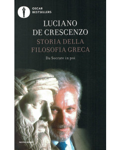 L.De Crescenzo:storia filosofia greca ed.Oscar Mondadori NUOVO sconto 50% B29