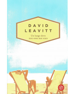 David Leavitt: Un luogo dove non sono mai stato ed. Salani NUOVO B42