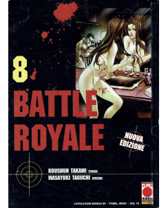 Battle Royale 8 di M.Taguchi ed.Planet Manga