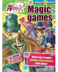 Winx Club:Magic Games sticker e attività ed.Edicart FF15