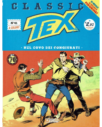 Classic TEX 41 a colori "nel covo dei congiurati" FIGURINE ed.Bonelli