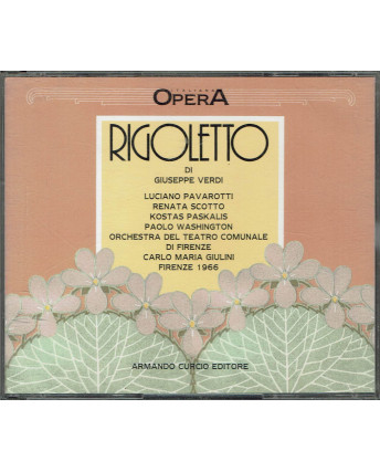 475 CD Opera Italiana:Rigoletto di Giuseppe Verdi, Pavarotti 1966 ed.Curcio