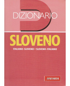 Dizionario Sloveno-Italiano, Italiano-Sloveno ed.Vallardi NUOVO Sconto B33