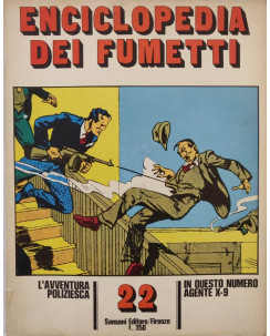 Enciclopedia dei fumetti n.22 Agente X-9 ed.Sansoni Firenze FU02