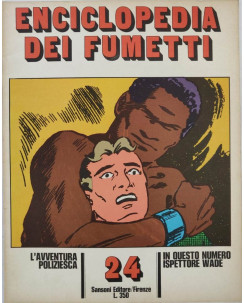 Enciclopedia dei fumetti n.24 Ispettore Wade ed.Sansoni Firenze FU02