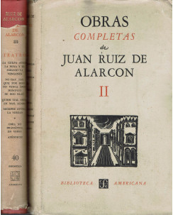 Obras Completas de Juan Ruiz de Alarcon Vol.2/3 ed.Biblioteca Americana A69