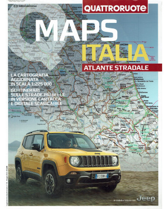 Quattroruote speciale Maps Italia Atlante stradale 2016 ed.Domus FF05