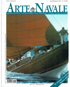 Arte Navale n. 6 Anno 2 Apr 2001 Agneta, Carlo Naya, Torrey Canyon ed.Ar.Co.