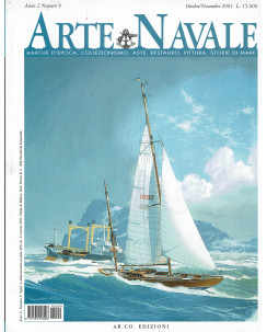 Arte Navale n. 9 Anno 2 Ott 2001 Aleph, Navi di Cavan, Cowe 2001 ed.Ar.Co.