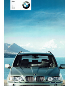 BMW 2002:X5, BMW X5 3.0i, X5 4.4i, X5 4.6is, X53.0d ed.BMW Lingua francese