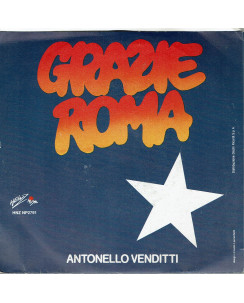 45 GIRI 0067 Antonello Venditti:Grazie Roma Heinz Music HNZNP 2791 Italy 1983