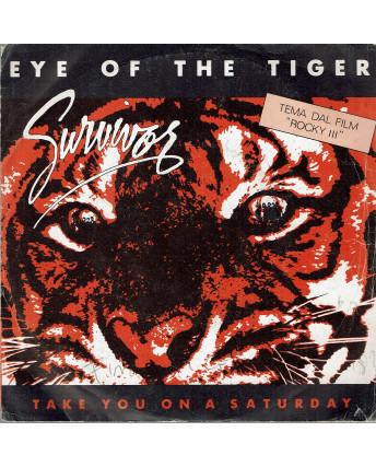45 GIRI 0068 Survivor:Eye of the tiger Rocky III CBS SCT A 2411 Italy 1982