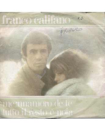 45 GIRI 0072 Franco Califano:Me 'nnamoro de te Ricordi SRL 10832 Italy 1977
