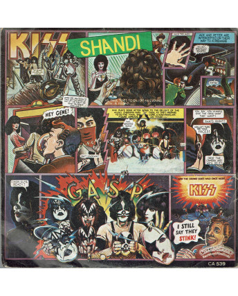 45 GIRI 0085 Kiss:Shandi/She's so european Durium CA. 539 Italy 1980