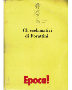 Gli esclamativi di Forattini del 1990 ed.Epoca FU02