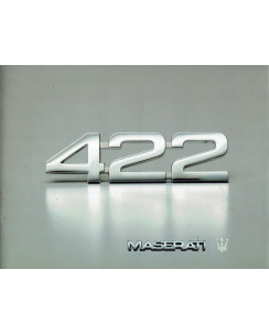 Catalogo Brochure Maserati 422 berlina 4 porte, 2 litri ed. Maserati FF14