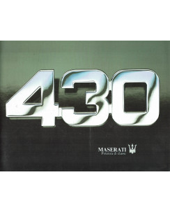 Catalogo Brochure:Maserati 430, 6 cilindri di 2800cc ed.Maserati FF14