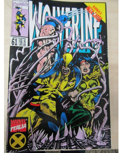 Wolverine n. 61 ed.Marvel Italia completo di CARDS