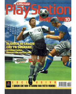 PlayStation Magazine Ufficiale n. 10 anno II giu' 97 INTERN. SUPERSTAR SOCCER