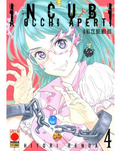 INCUBI A OCCHI APERTI 4 di Hitori Renda OSAMA GAME ed.Planet Manga NUOVO