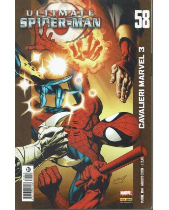ULTIMATE SPIDER-MAN n.58 Cavalieri Marvel 3 ed. Panini