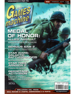 The Games Machine 153 febbraio 2002 MEDAL OF HONOR, STAR WARS FF16