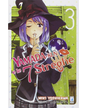 Yamada-Kun e le 7 streghe   3 di Miki Yoshikawa ed.Star Comics NUOVO