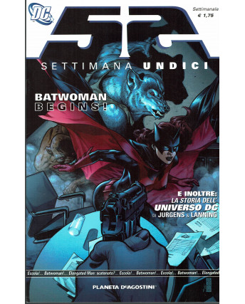 52 settimana undici 11 Batwoman begins ed.Planeta de Agostini