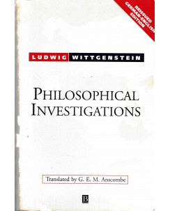 Ludwig Wittgenstein : philosophical investigation German english Edition A06