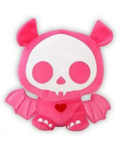 Skelanimals Plush Soft Toy  DIEGO Pipistrello Pink Gd47