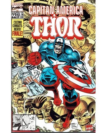 Capitan America e Thor n.22 Ultimo combattimento! Finale ed. Marvel Italia