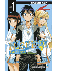 Nisekoi. False Love  1 di Naoshi Komi NUOVO ed. Star Comics