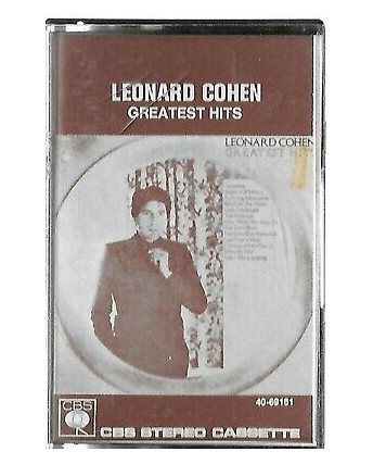 Musicassetta 063 Leonard Cohen: Greatest Hits - CBS 40-69161
