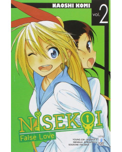 Nisekoi. False Love  2 di Naoshi Komi NUOVO ed. Star Comics