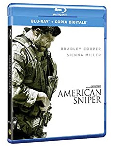 American Sniper di Clint Eastwood con Bradley Cooper Blue RAY 