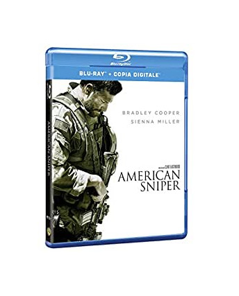 American Sniper di Clint Eastwood con Bradley Cooper Blue RAY 