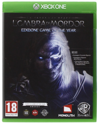 Videogioco per XBOX One: l'ombra di Mordor ed.Game of the Year 18+ ITA