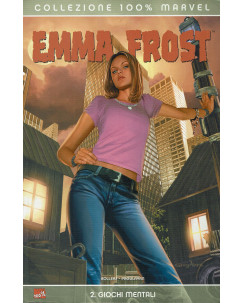 100% Marvel Emma Frost 2 giochi mentali di Bollers ed.Panini SU07